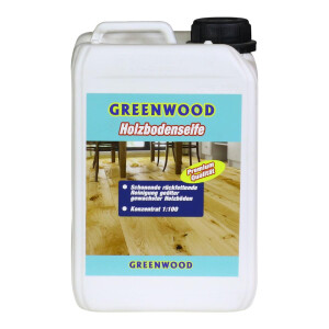 Greenwood Holzbodenseife 3lt - Reinigung geöltes Parkett