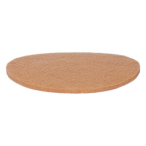 Normalpad - Ø30cm 12" - Beige - Maschinenpad