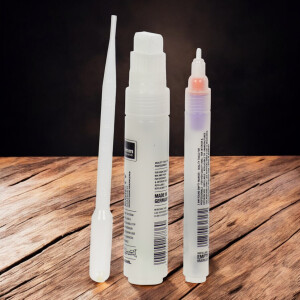 Reparaturöl- Arbeitsset 2x Leermarker + Pipette