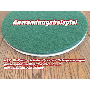 Schafwollpads Maschinenpads für Einscheibenmaschinen