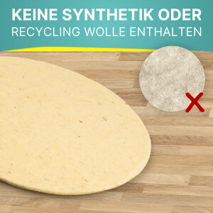 Schafwollpads Maschinenpads für Einscheibenmaschinen