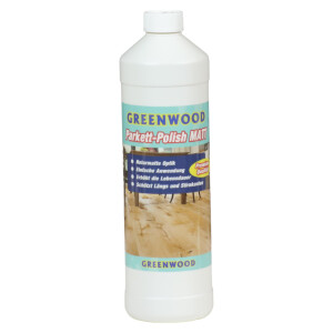 Greenwood Parkettpolish Matt 1lt - Grund-Erstschutz &...