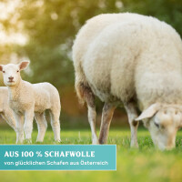 Handpolierpad Auftragspad echte Schafwolle 10x25cm