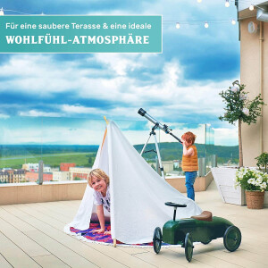 WPC Terrassen Reiniger 2,5ltmit Pflegestoffen- Super-Konzentrat. WPC Reiniger