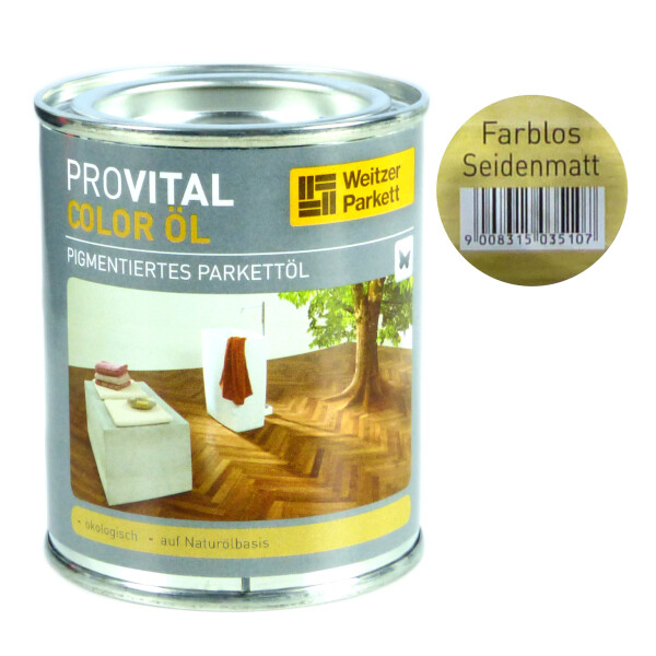 Weitzer PROVITAL Aufbauöl-Reparaturöl "Farblos seidenmatt" 125ml