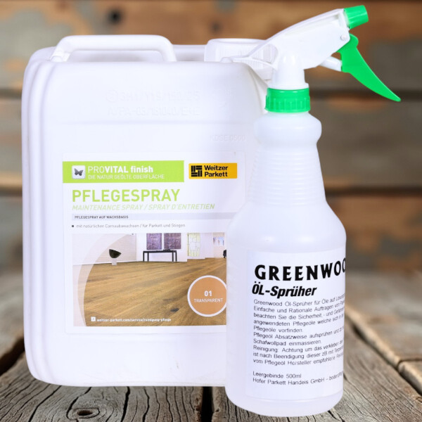 Pflegespray inkl. 650ml Ölsprüher
